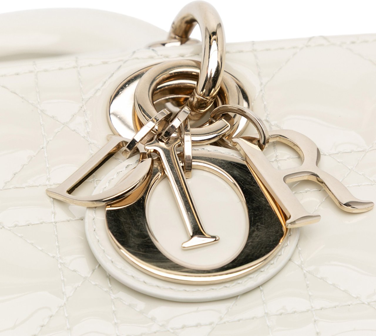 Dior Small Patent Cannage Lady D Joy Wit