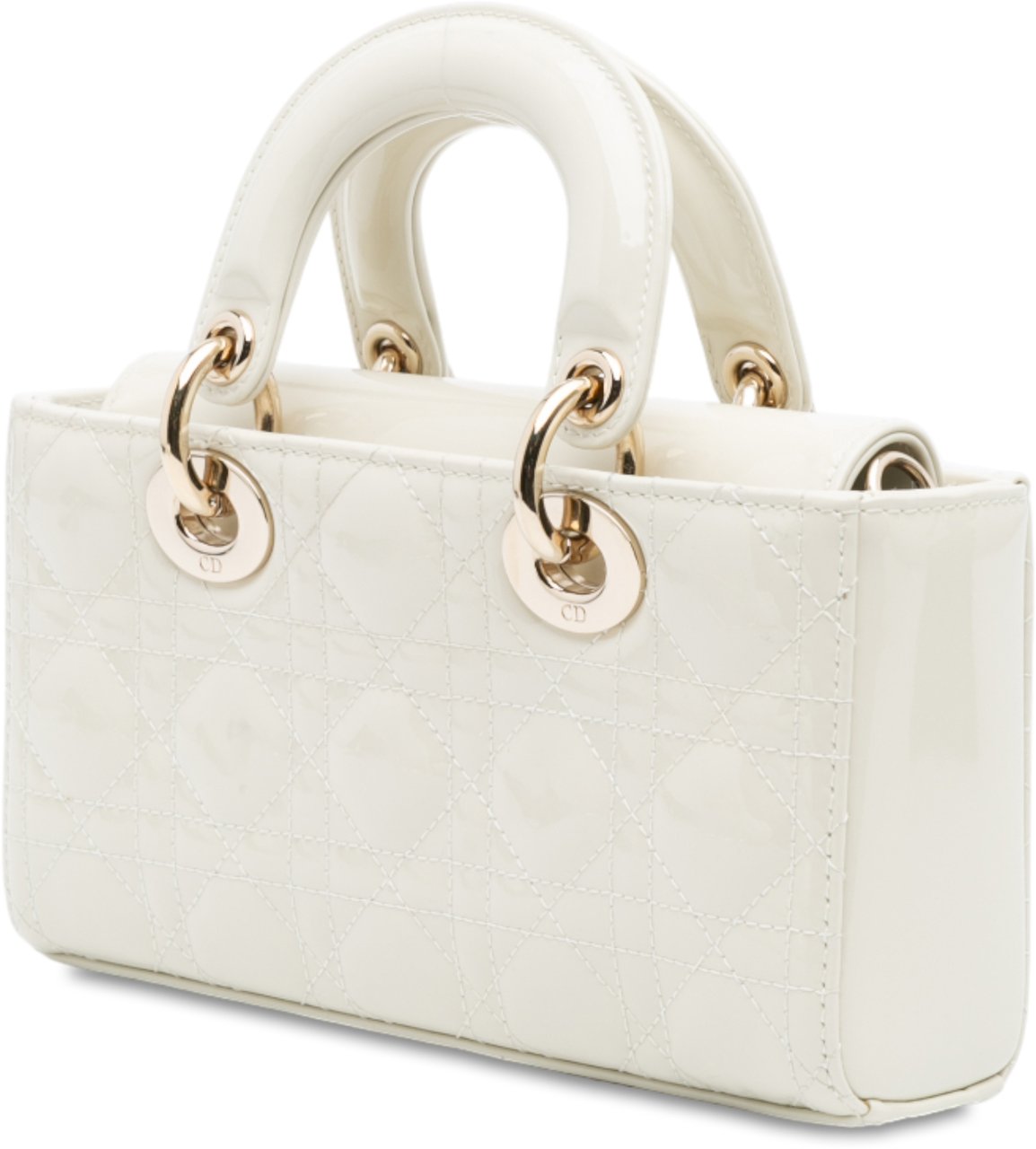 Dior Small Patent Cannage Lady D Joy Wit