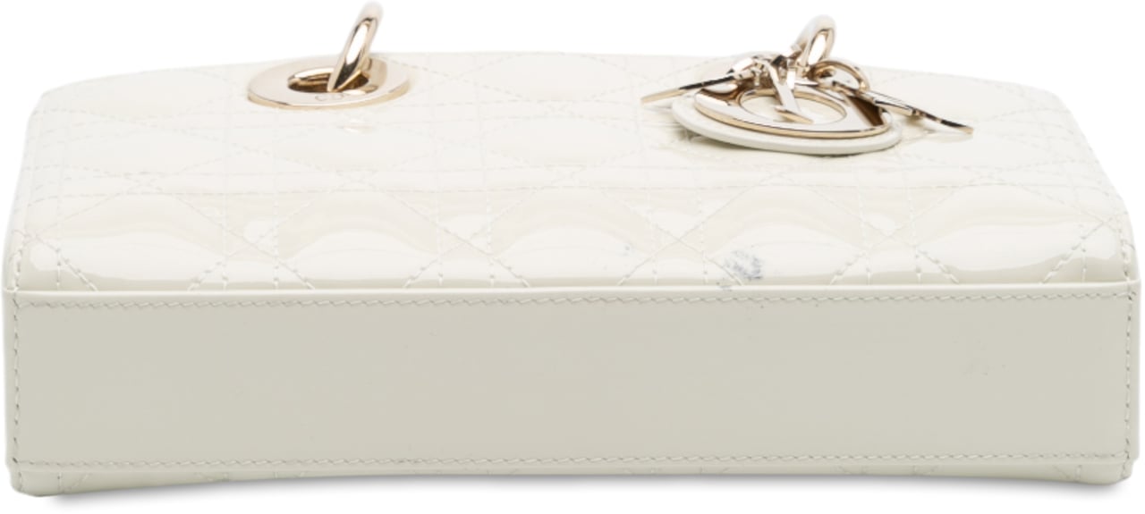 Dior Small Patent Cannage Lady D Joy Wit