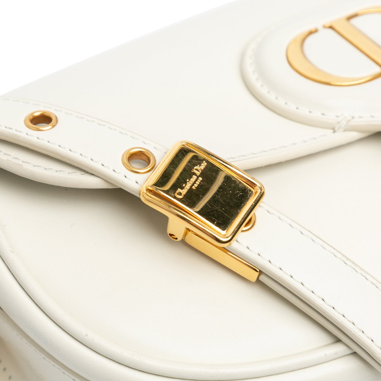 Dior Leather East West Bobby Crossbody Wit
