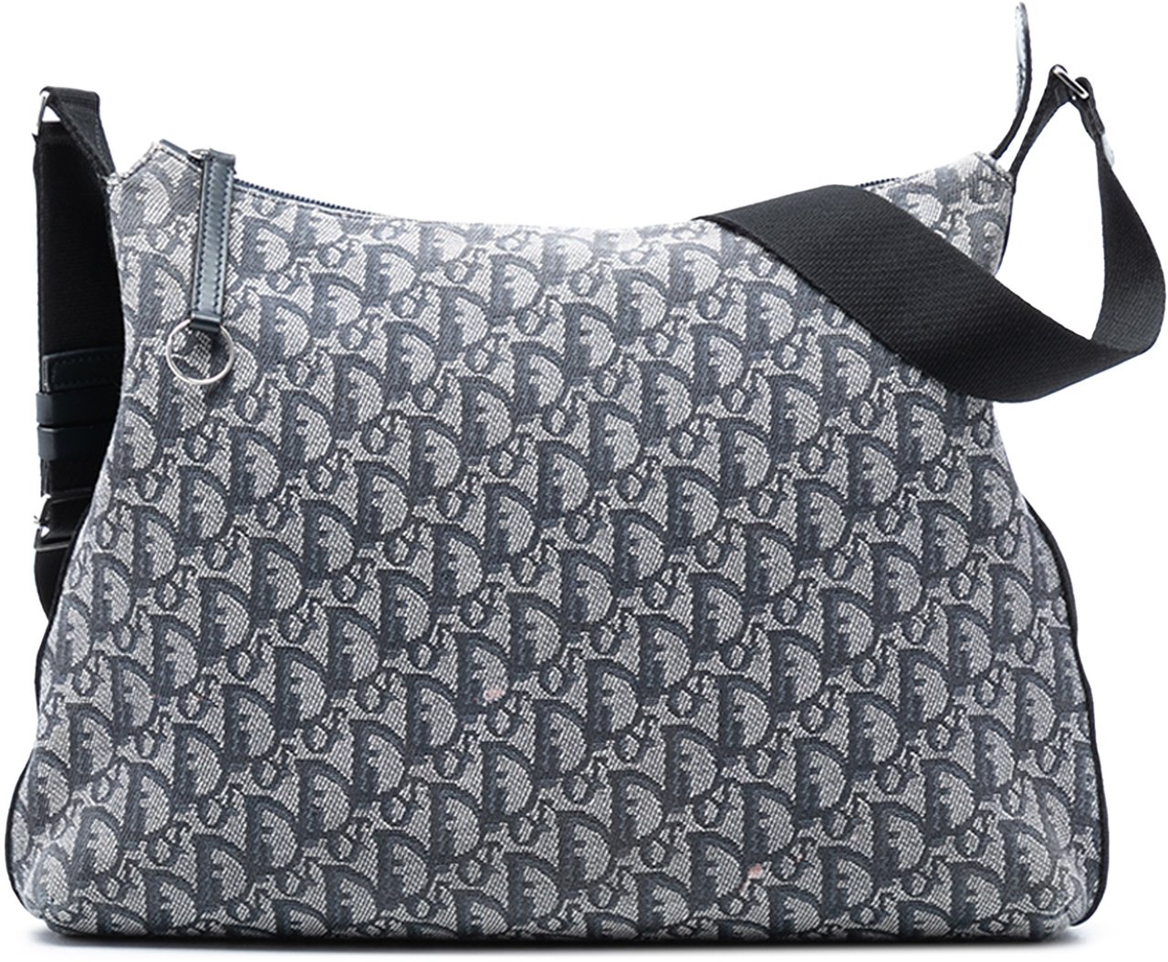 Dior Diorissimo Trotter Canvas Crossbody Blauw