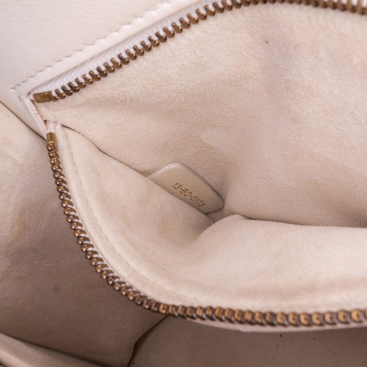 Dior Small Lambskin Studded Diorama Flap Wit