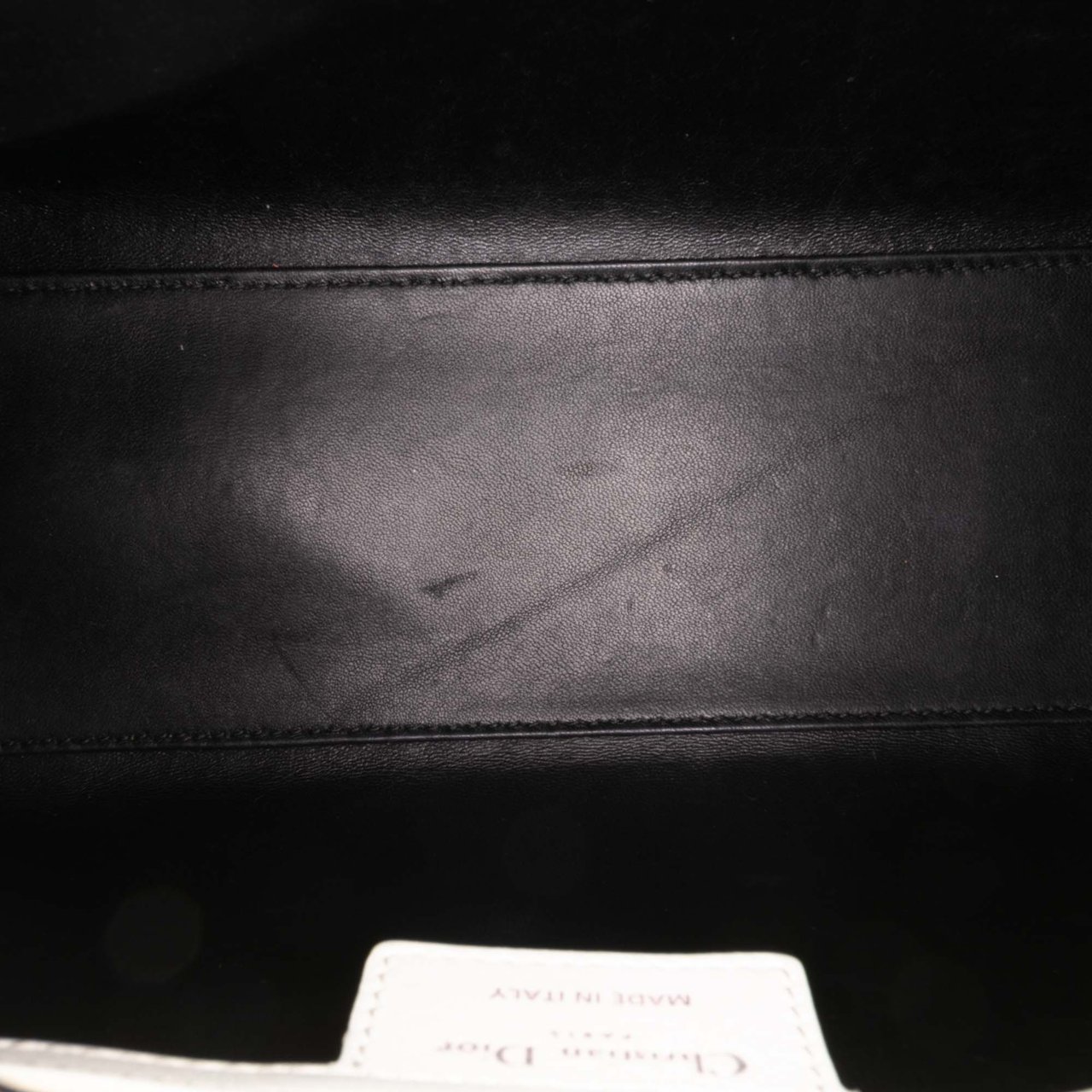 Dior Medium Lambskin Paradise Lady Dior Wit