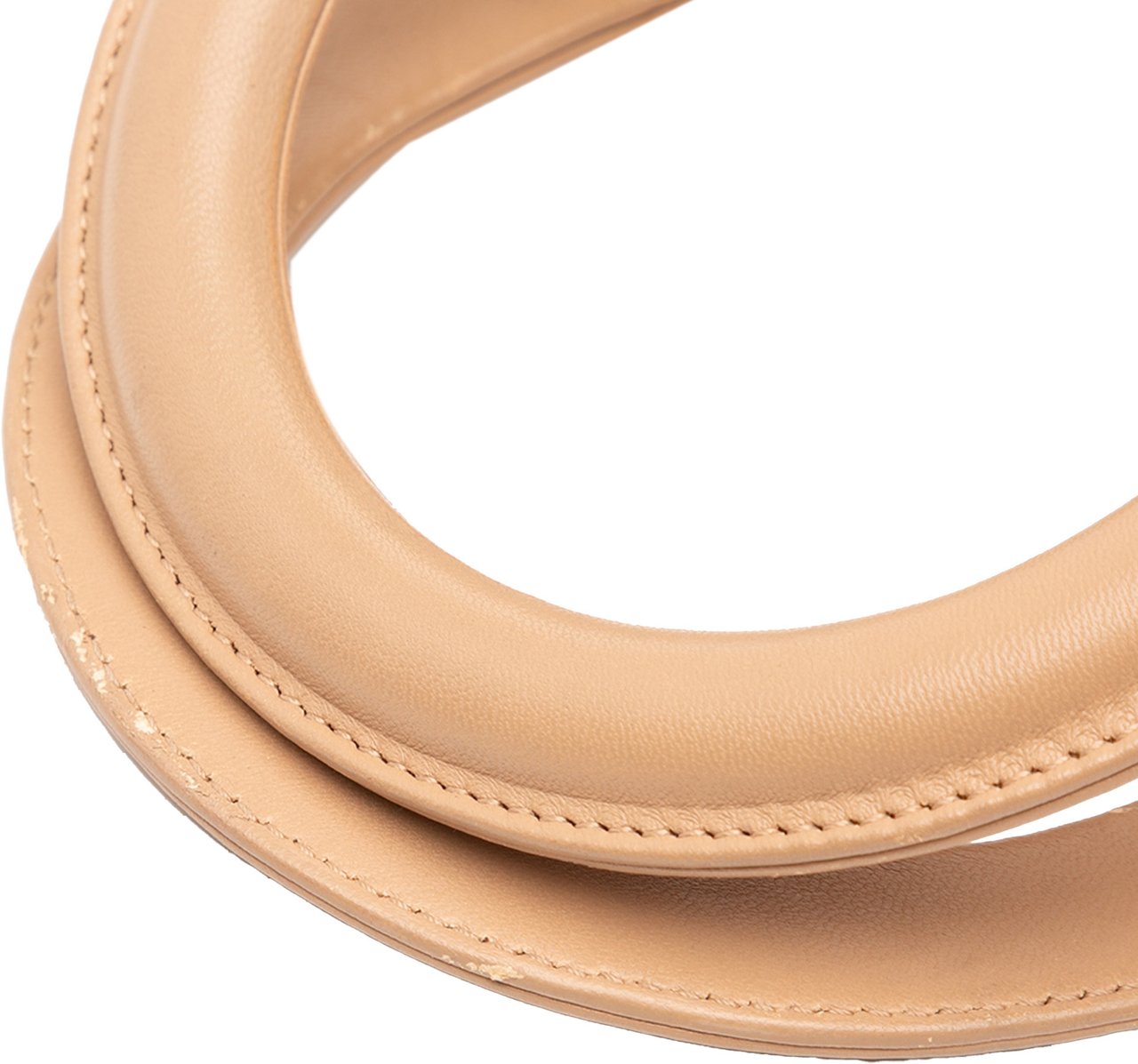 Dior Medium Lambskin Cannage Contrast Stitch Lady Dior Bruin