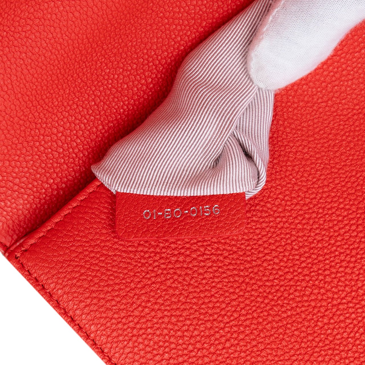 Dior Medium Grained Calfskin Diorama Flap Rood