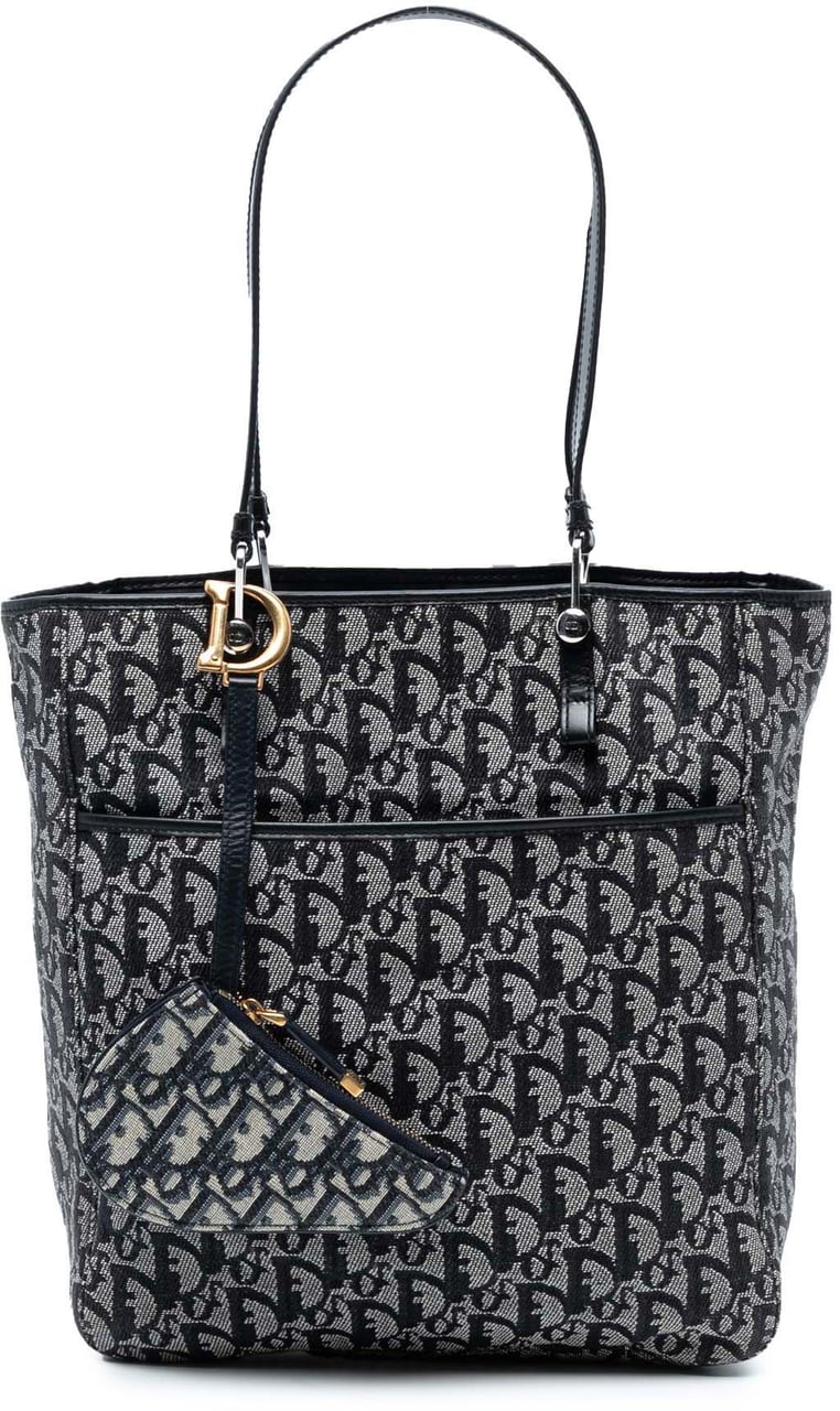 Dior Diorissimo Trotter Canvas Tote Zwart