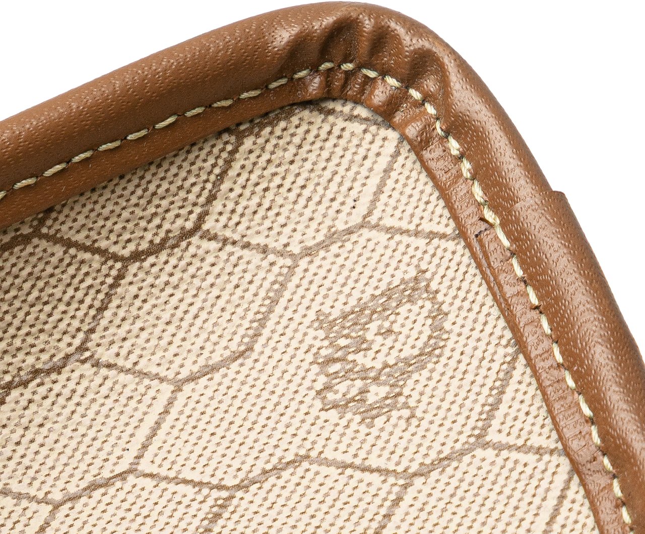 Dior Honeycomb Coated Canvas Clutch Bruin