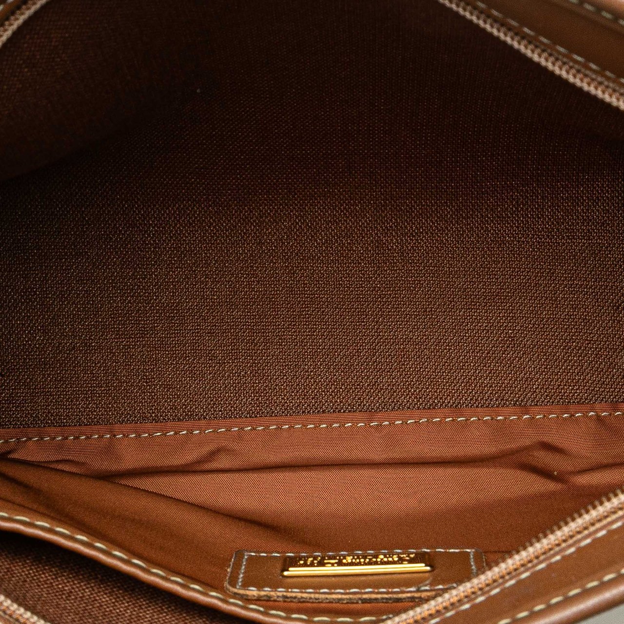 Dior Honeycomb Coated Canvas Clutch Bruin
