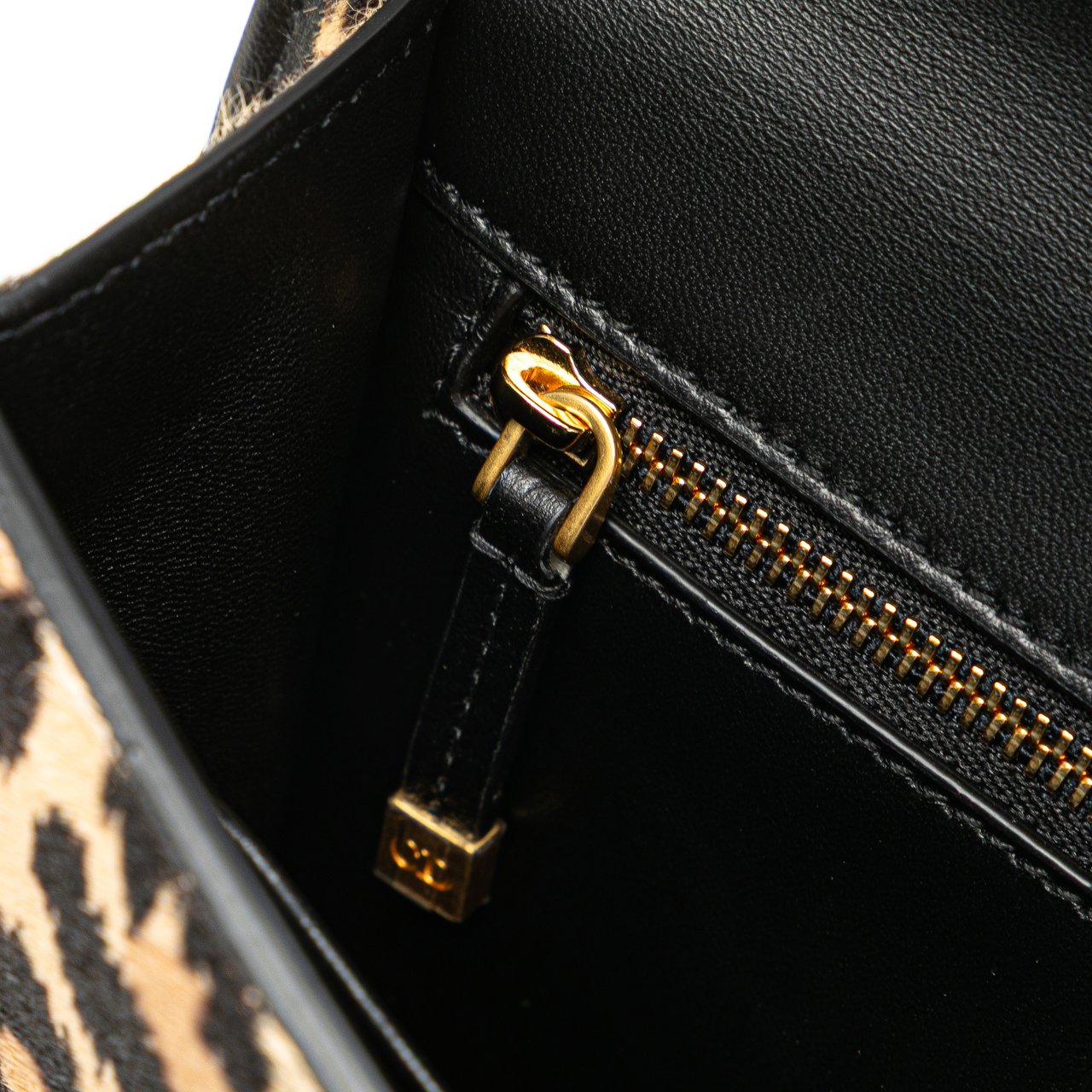 Dior Pony Hair Leopard Print 30 Montaigne Flap Bruin