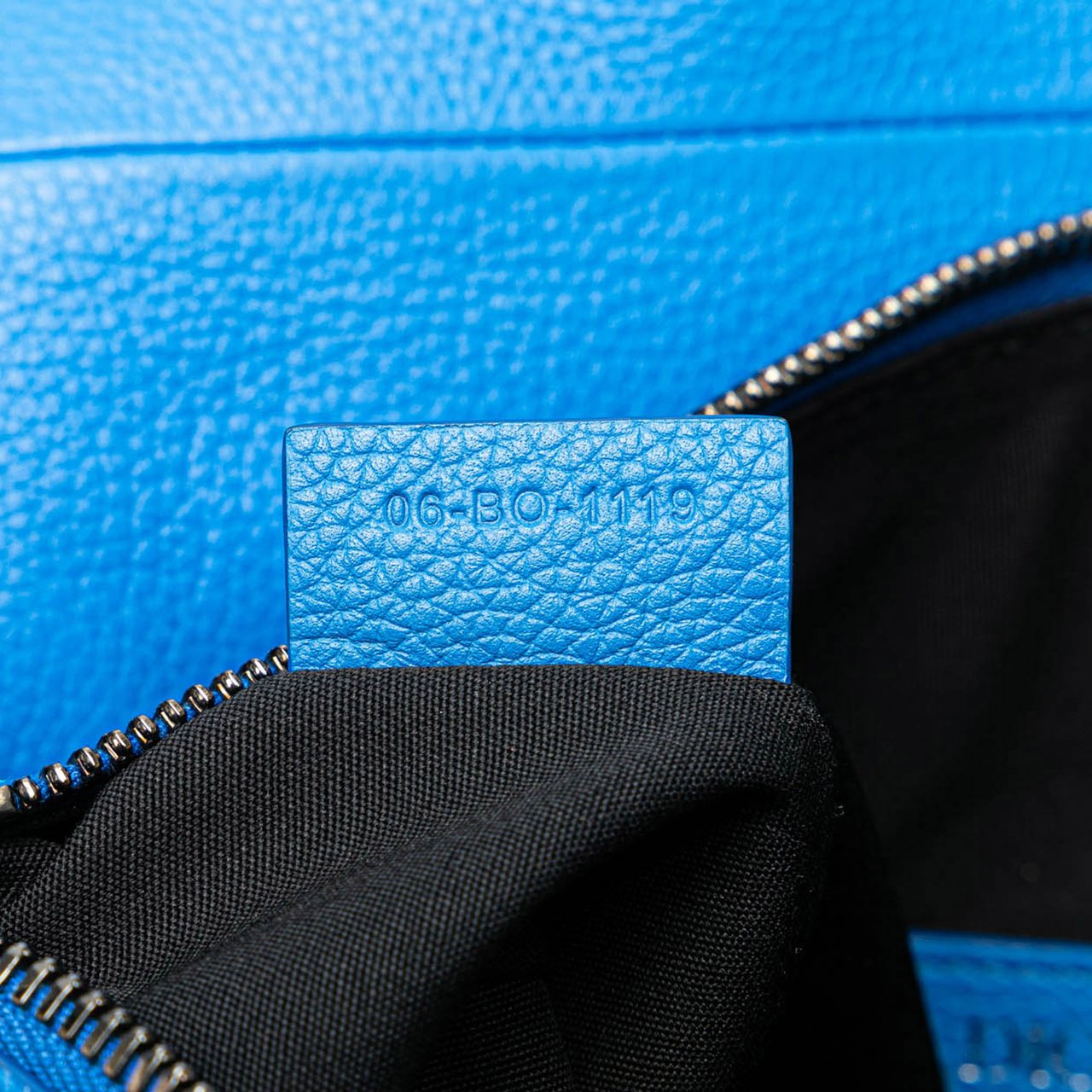 Dior Leather Saddle Crossbody Blauw