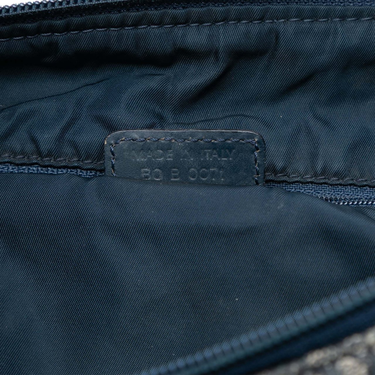 Dior Diorissimo Trotter Canvas Crossbody Blauw