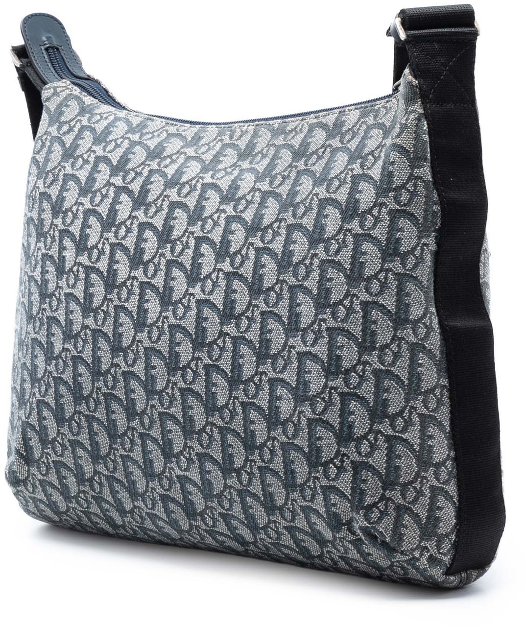 Dior Diorissimo Trotter Canvas Crossbody Blauw