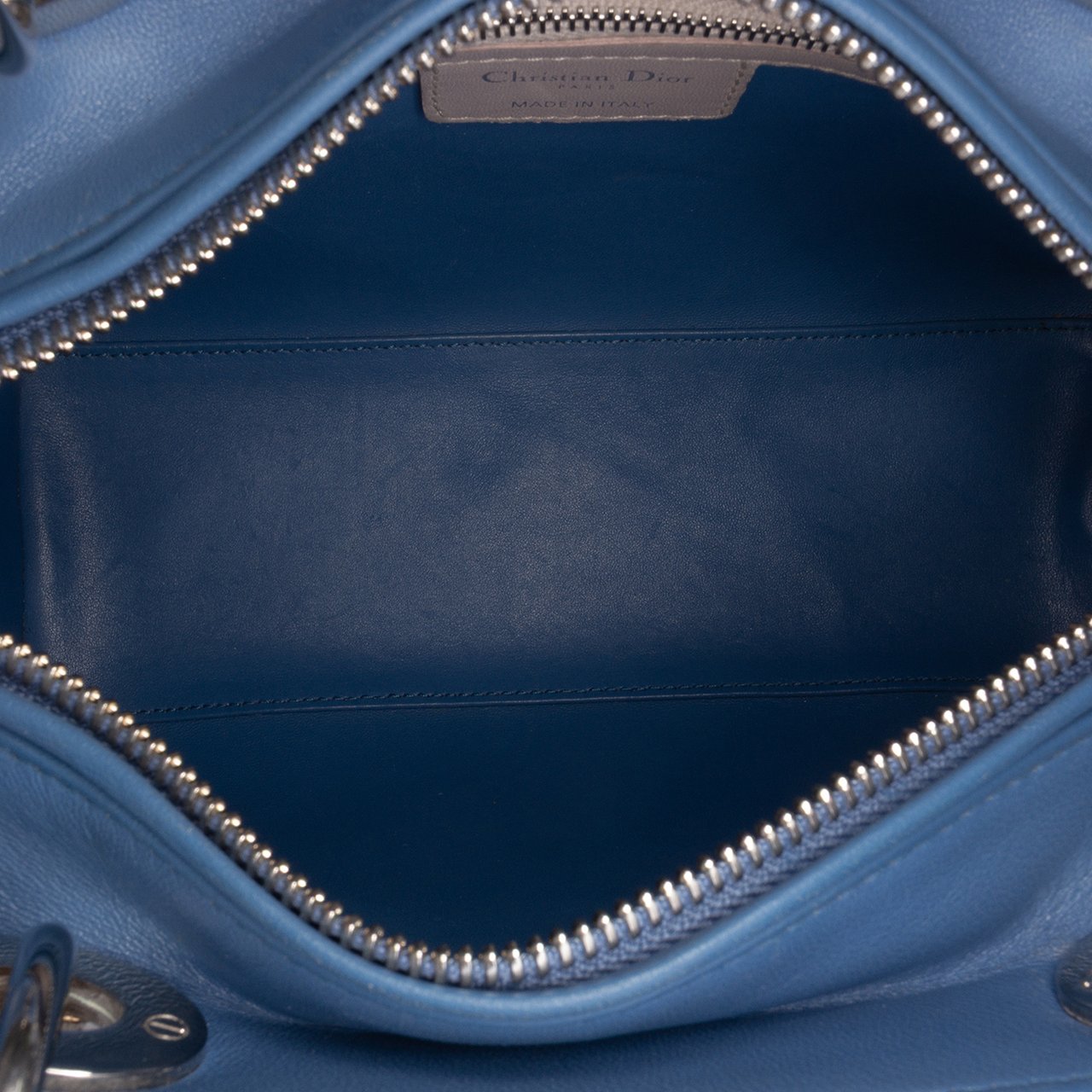 Dior Medium Tricolor Lambskin Cannage Lady Dior Paars