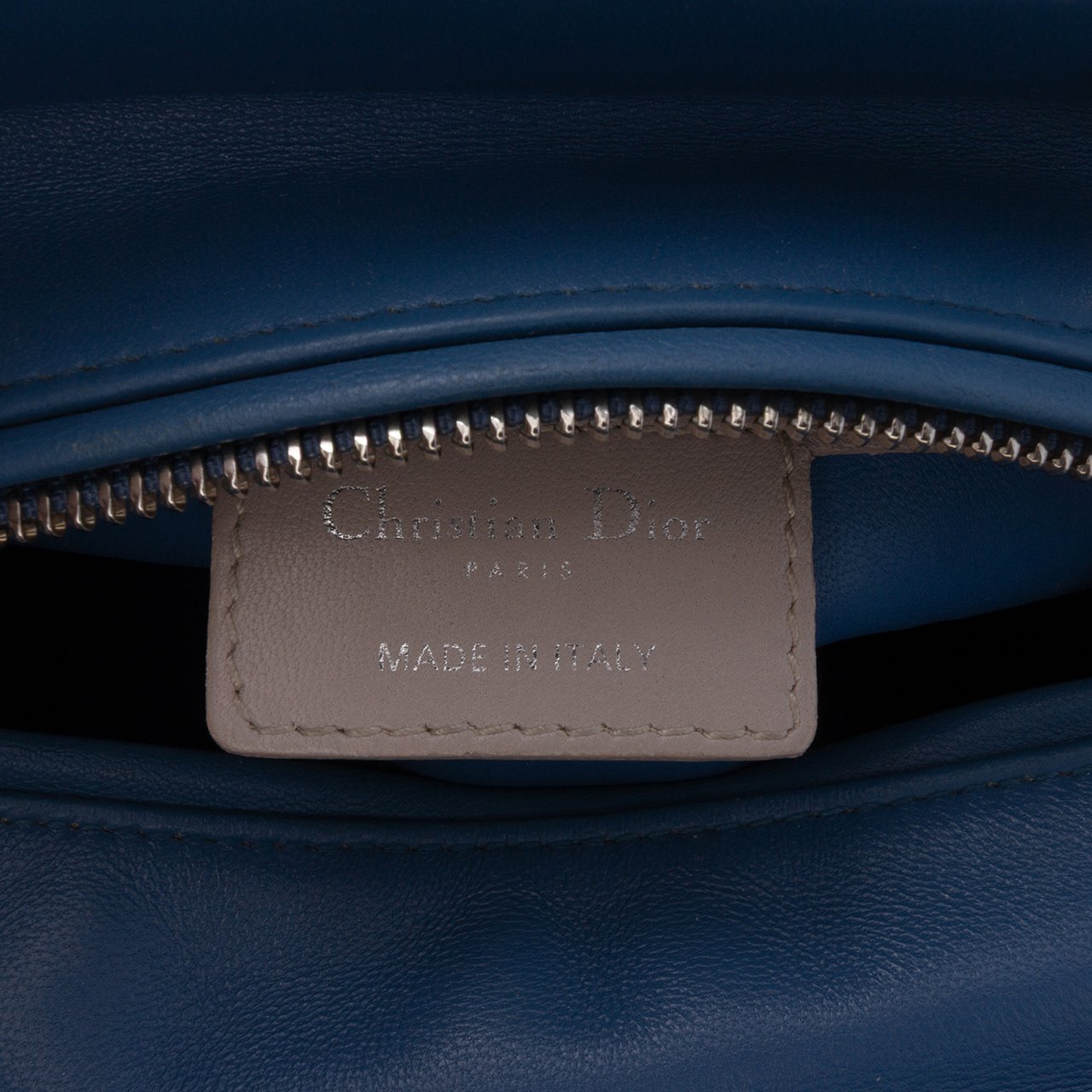 Dior Medium Tricolor Lambskin Cannage Lady Dior Paars