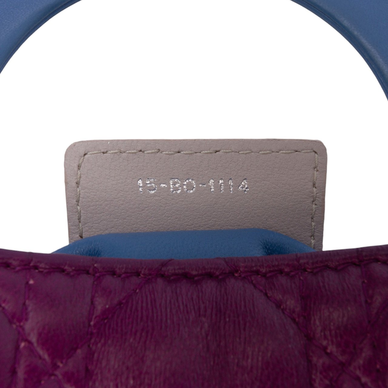 Dior Medium Tricolor Lambskin Cannage Lady Dior Paars