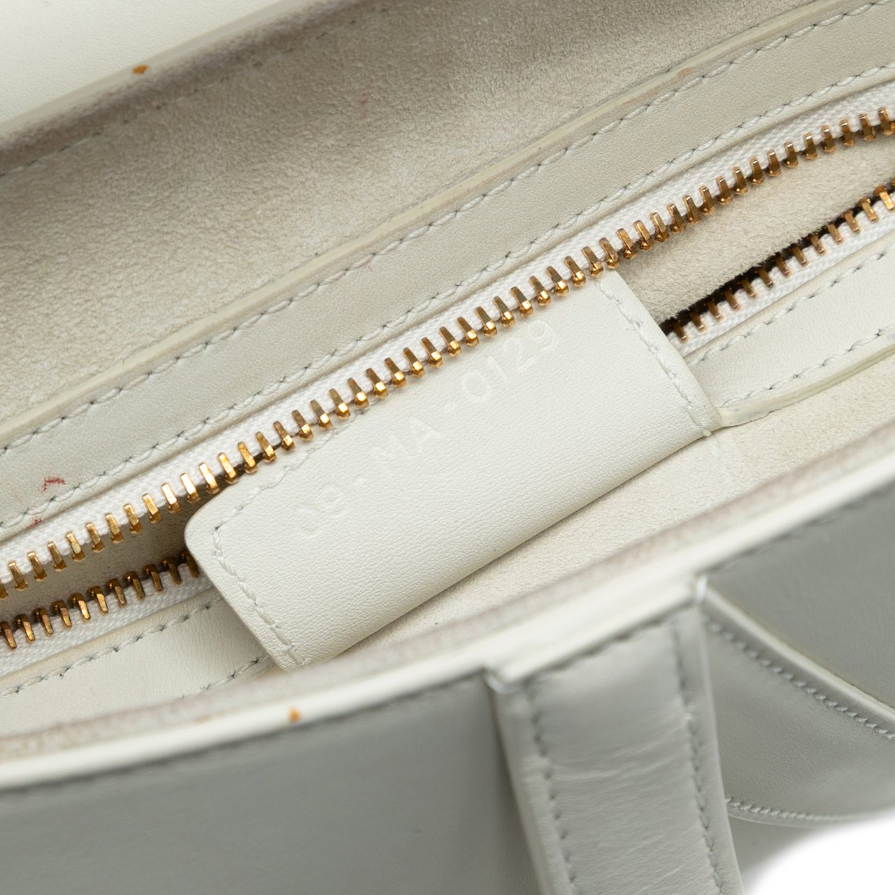 Dior Ultra Matte Calfskin Saddle Bag Wit