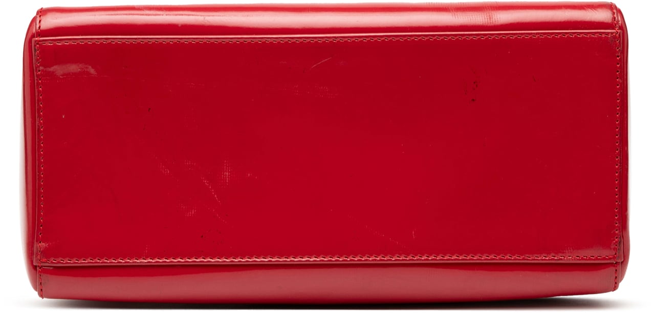 Dior Medium Patent Lady Dior Rood