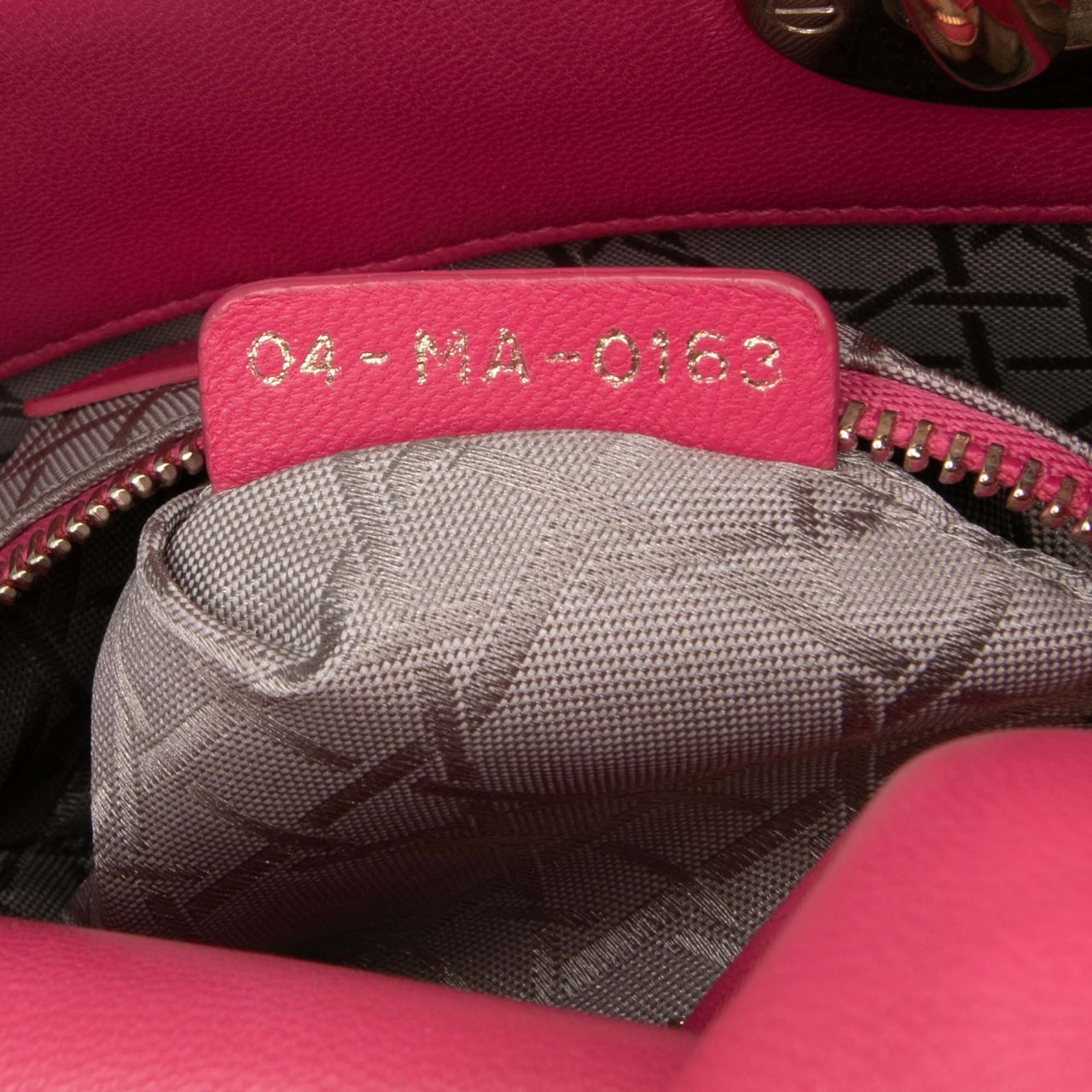 Dior Mini Lambskin Cannage Lady Dior Roze