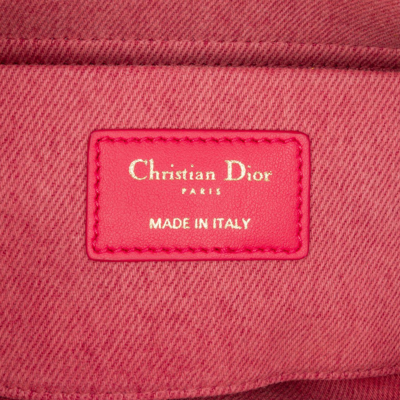 Dior Medium Denim Macrocannage Lady D Joy Roze