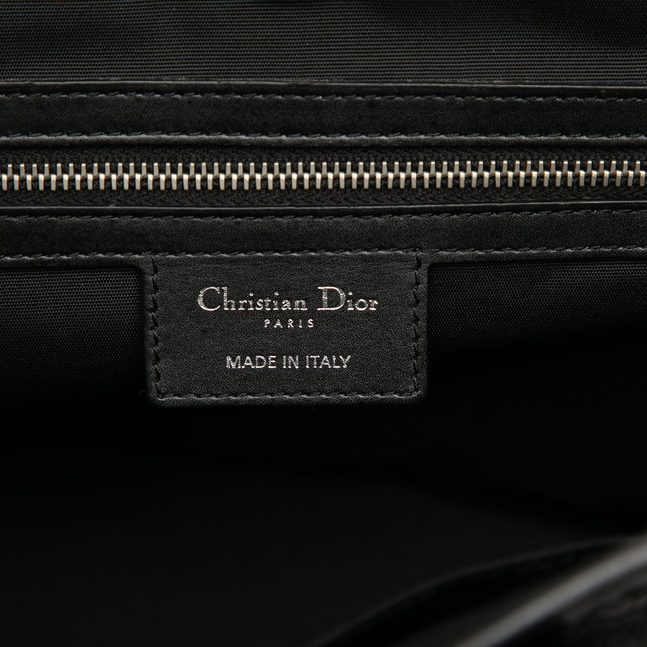 Dior Mini Coated Canvas Cannage Panarea Tote Zwart