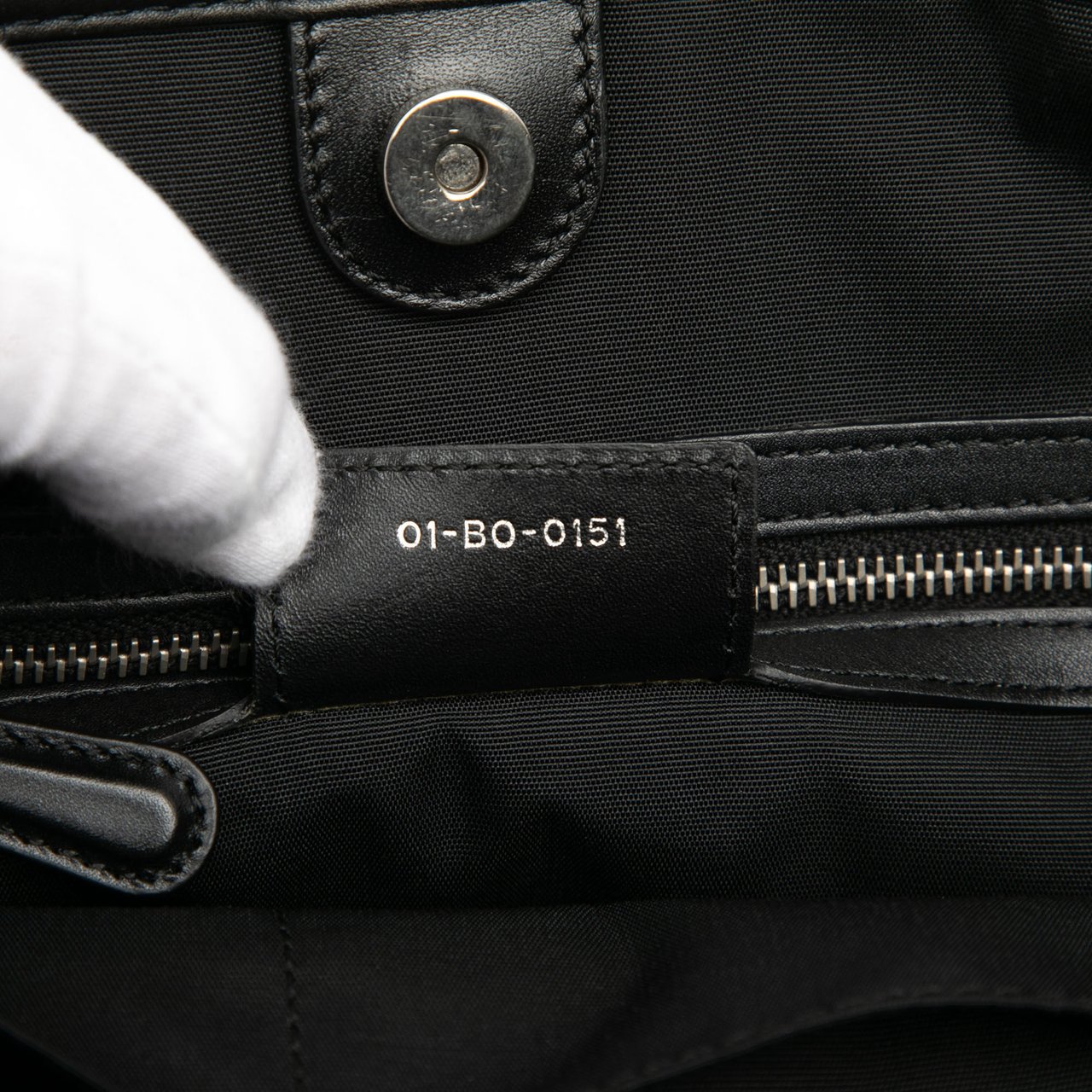 Dior Mini Coated Canvas Cannage Panarea Tote Zwart