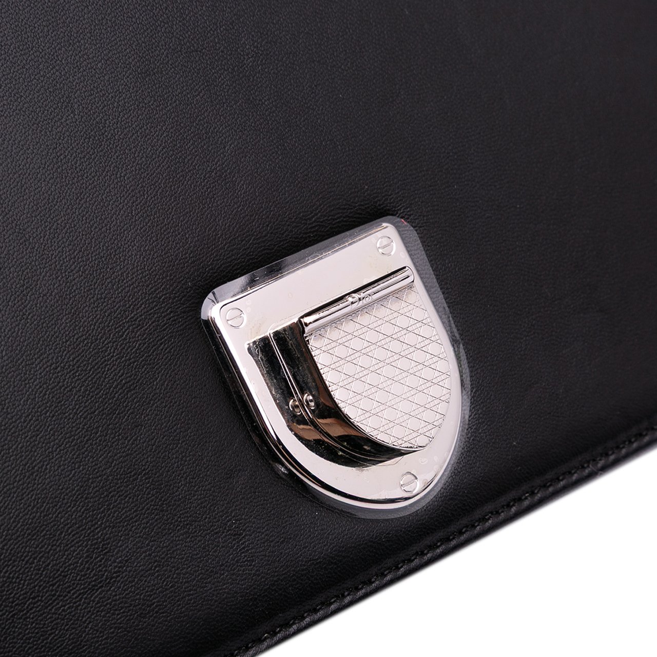 Dior Medium Lambskin Sequin Diorama Flap Zwart