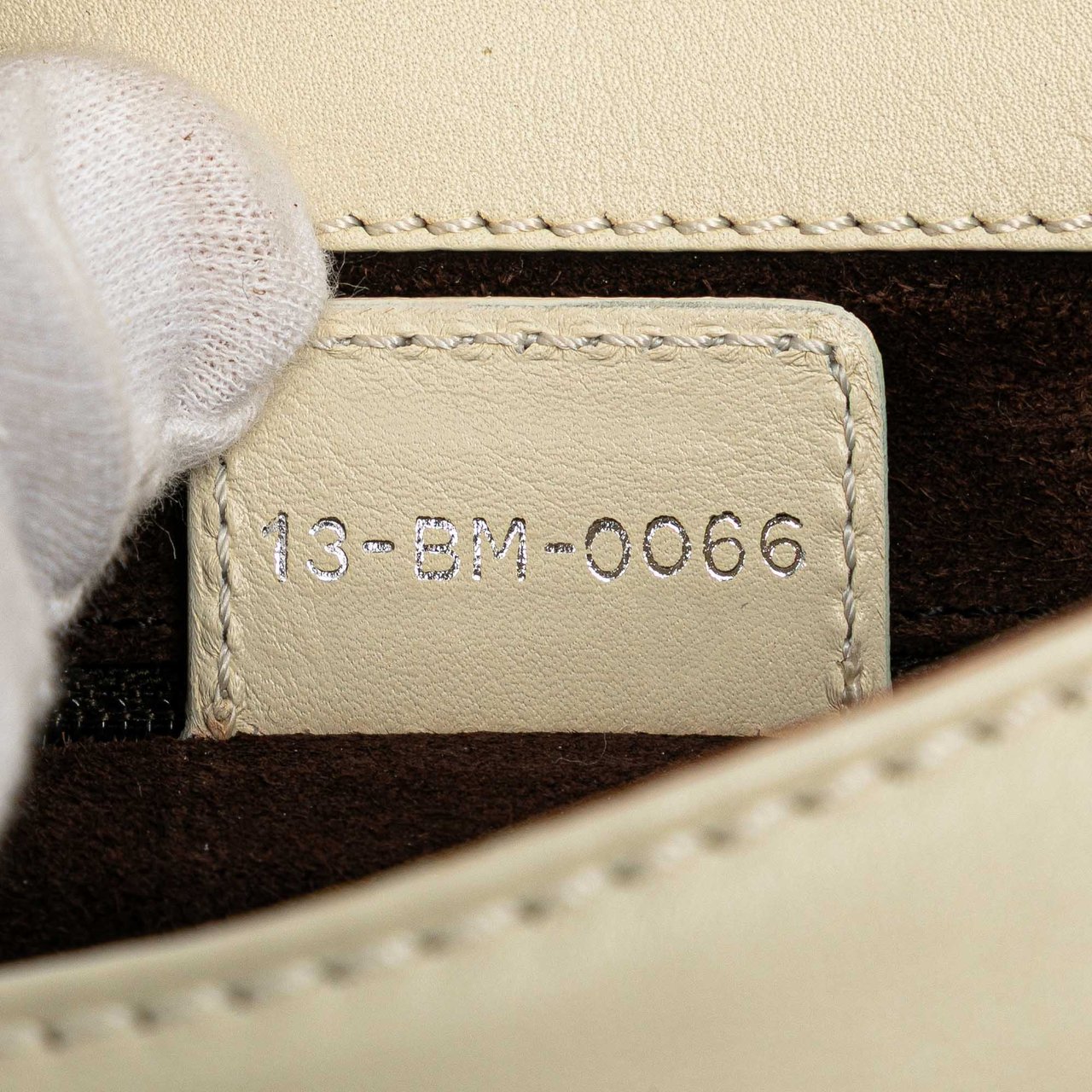Dior Calfskin and Suede Rebelle Shoulder Bag Bruin