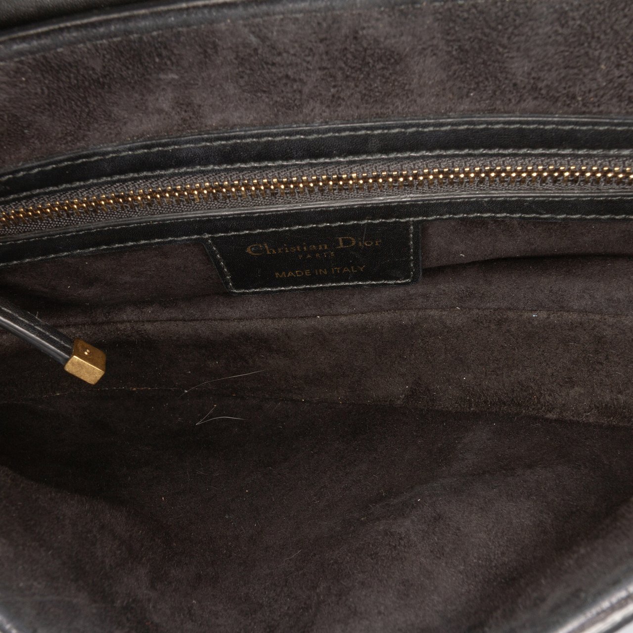 Dior Smooth Calfskin Saddle Bag Zwart