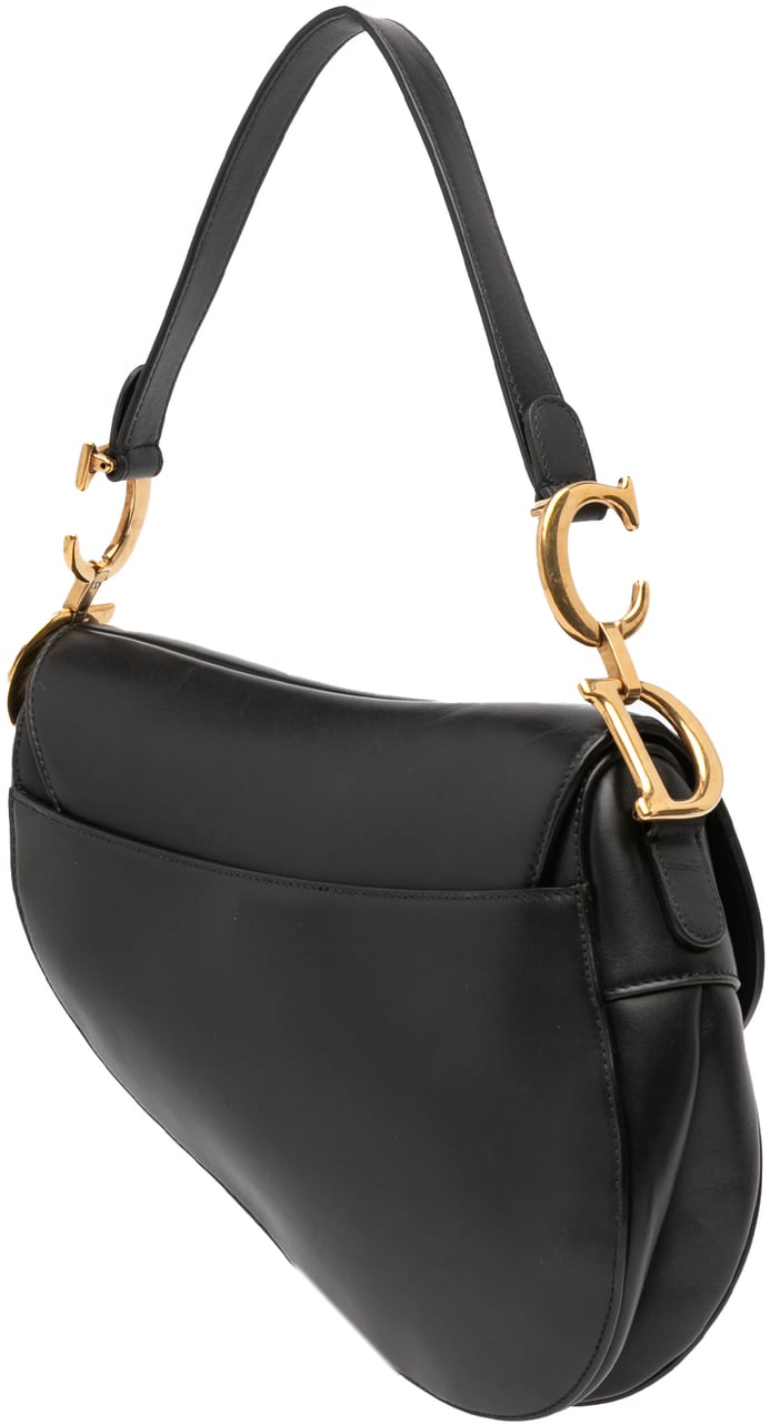Dior Smooth Calfskin Saddle Bag Zwart