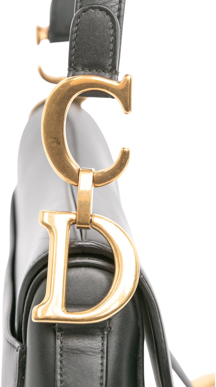 Dior Smooth Calfskin Saddle Bag Zwart