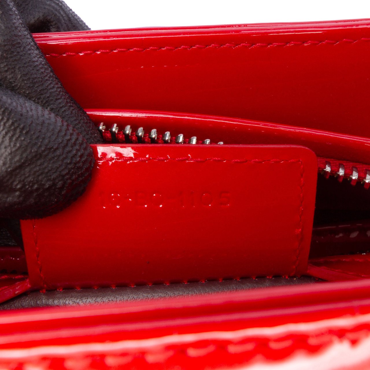 Dior Medium Patent Lady Dior Rood