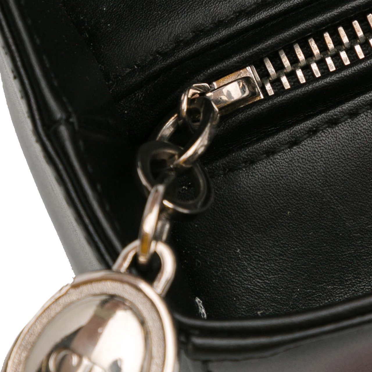 Dior Medium Calfskin Pockets Lady Dior Zwart