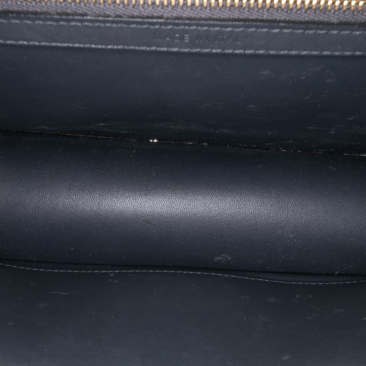 Dior Medium Patent Microcannage Diorama Flap Blauw