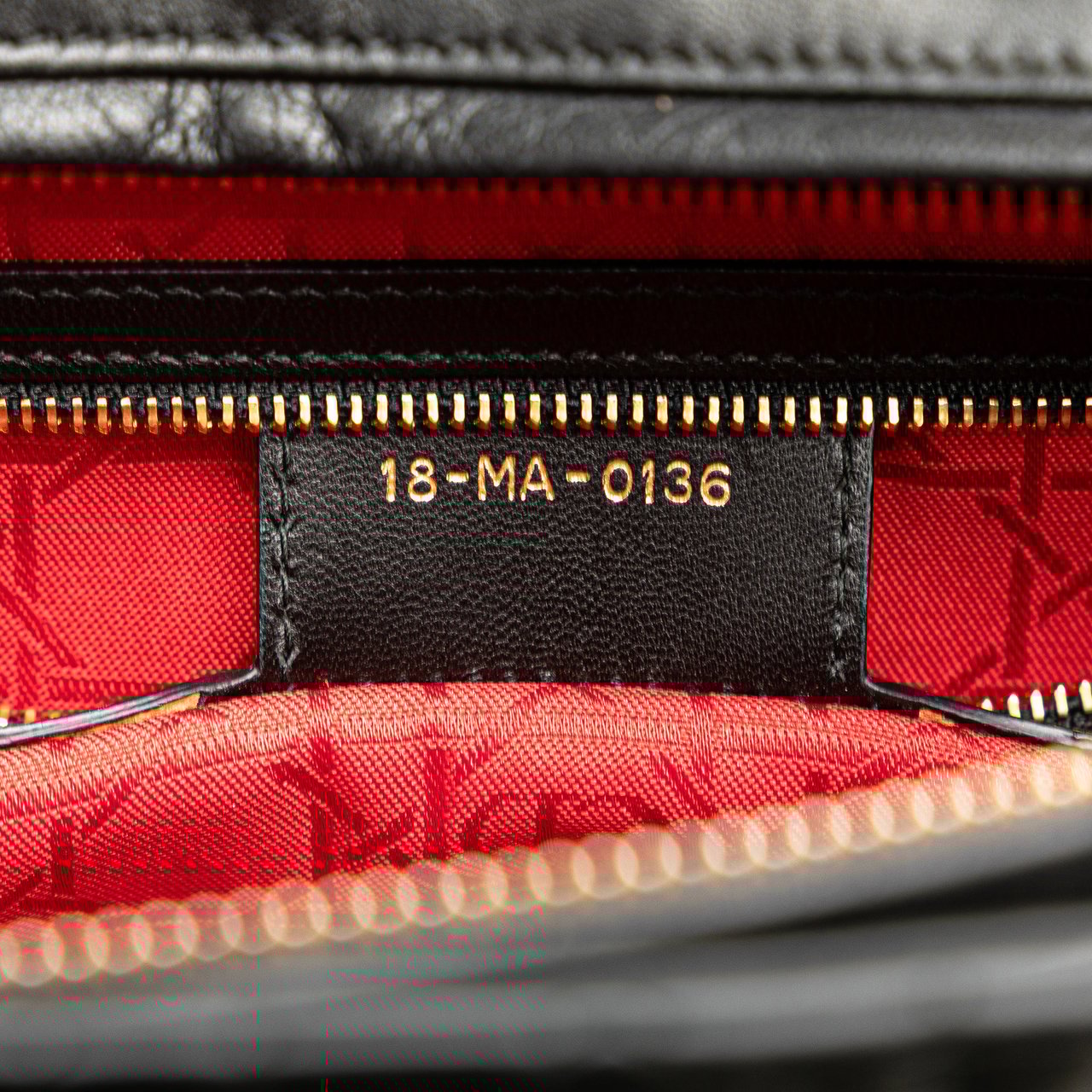 Dior Large Lambskin Cannage Lady Dior Zwart