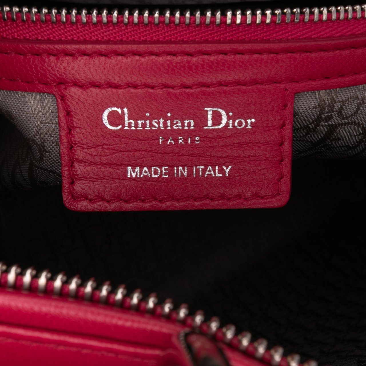 Dior Large Lambskin Cannage Lady Dior Roze