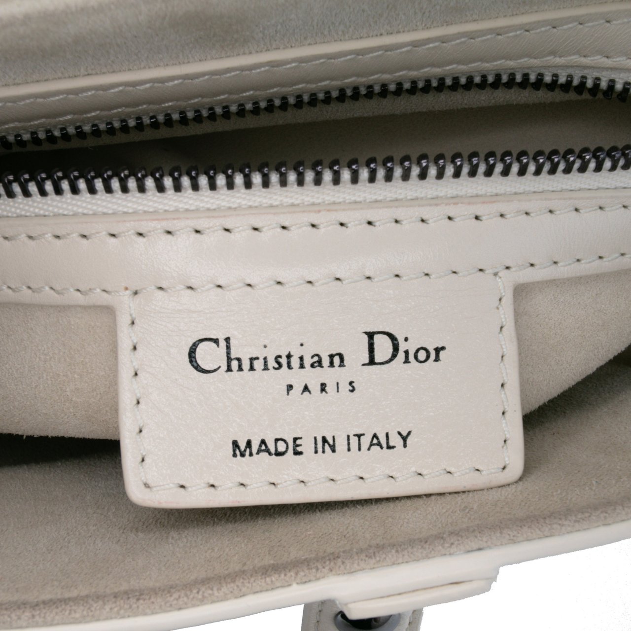 Dior Studded Leather Saddle Bag Wit