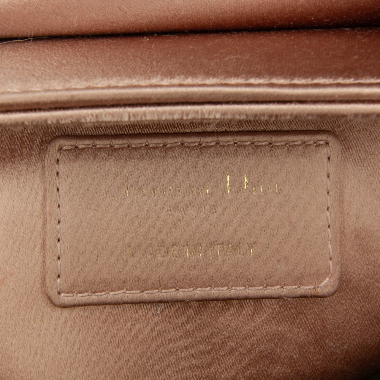Dior Mini Satin Crystal Embellished Saddle Bag Roze