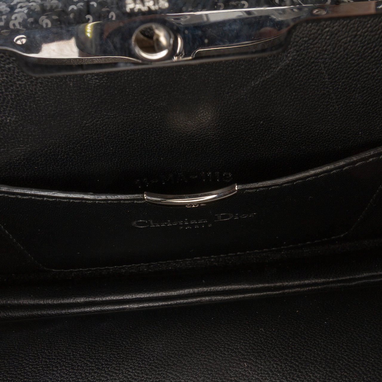Dior Sequin Clutch Zwart