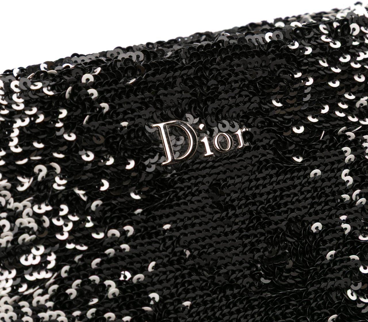 Dior Sequin Clutch Zwart