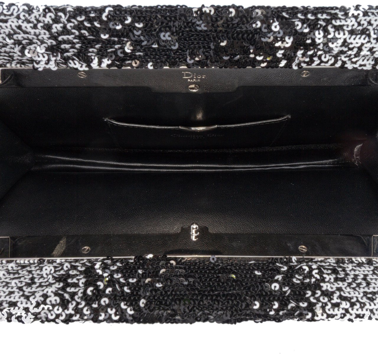 Dior Sequin Clutch Zwart