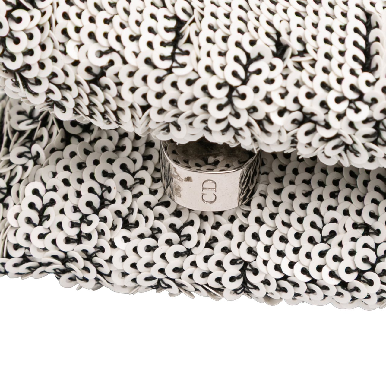 Dior Sequin Clutch Zwart