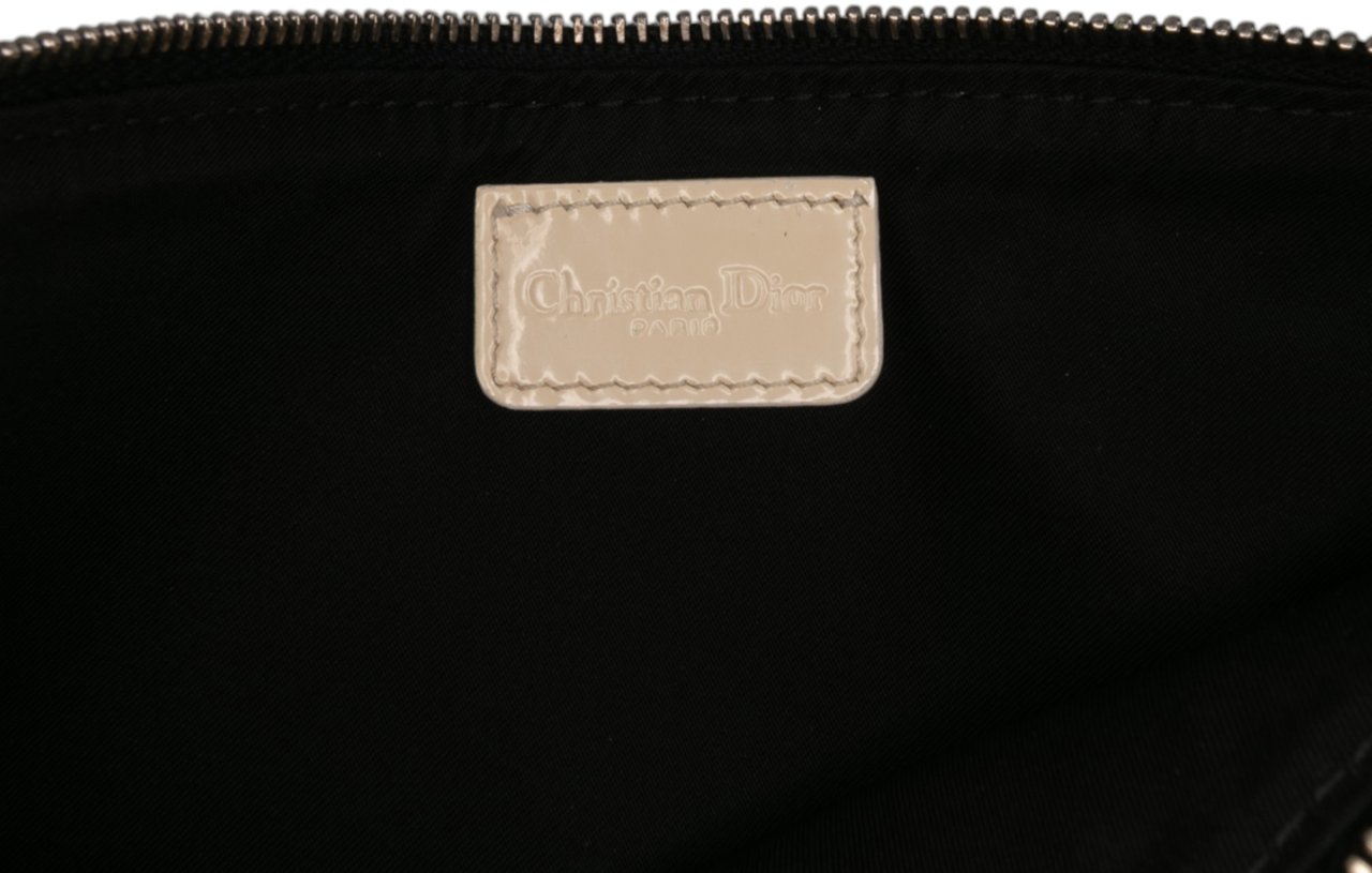 Dior Mini Diorissimo Canvas Saddle Pochette Zwart