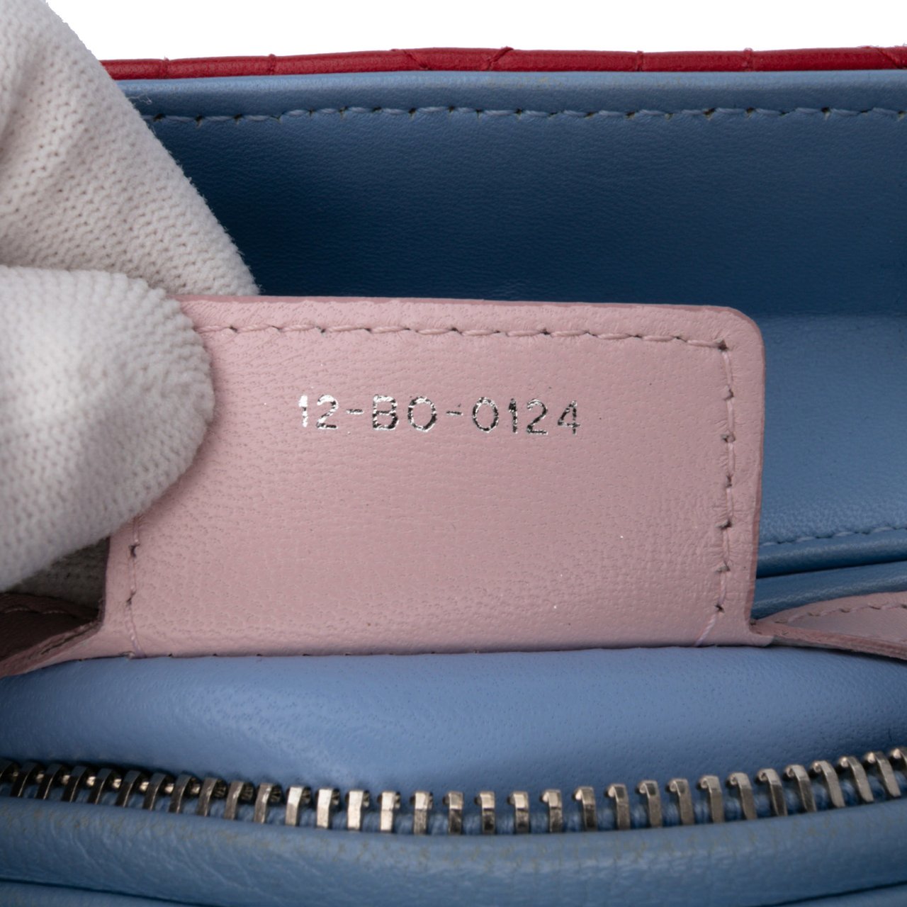Dior Medium Tricolor Lambskin Cannage Lady Dior Rood