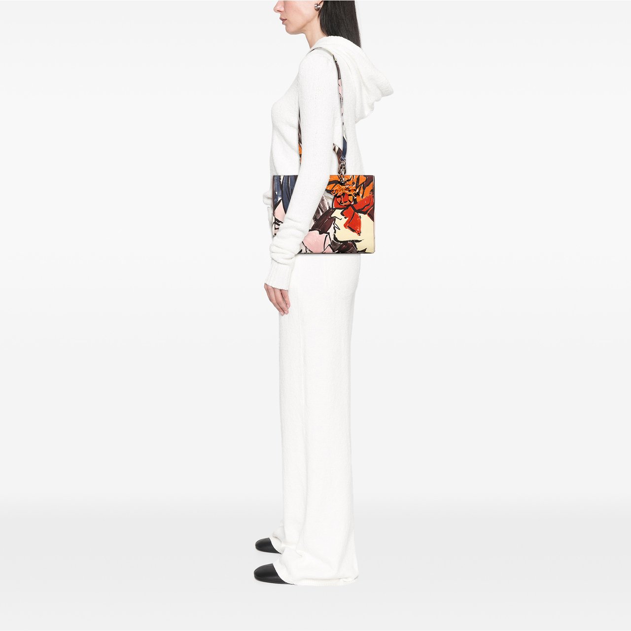 Dior Large Canvas Floral Graffiti Lady Dior Divers