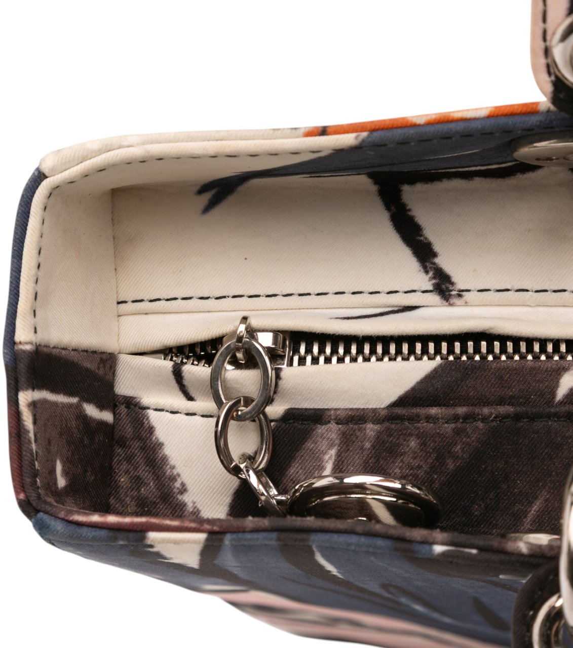 Dior Large Canvas Floral Graffiti Lady Dior Divers