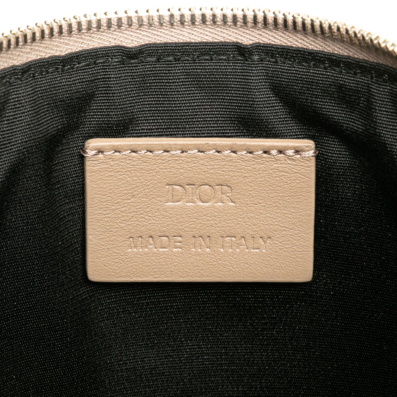 Dior Leather Homme Clutch Bruin