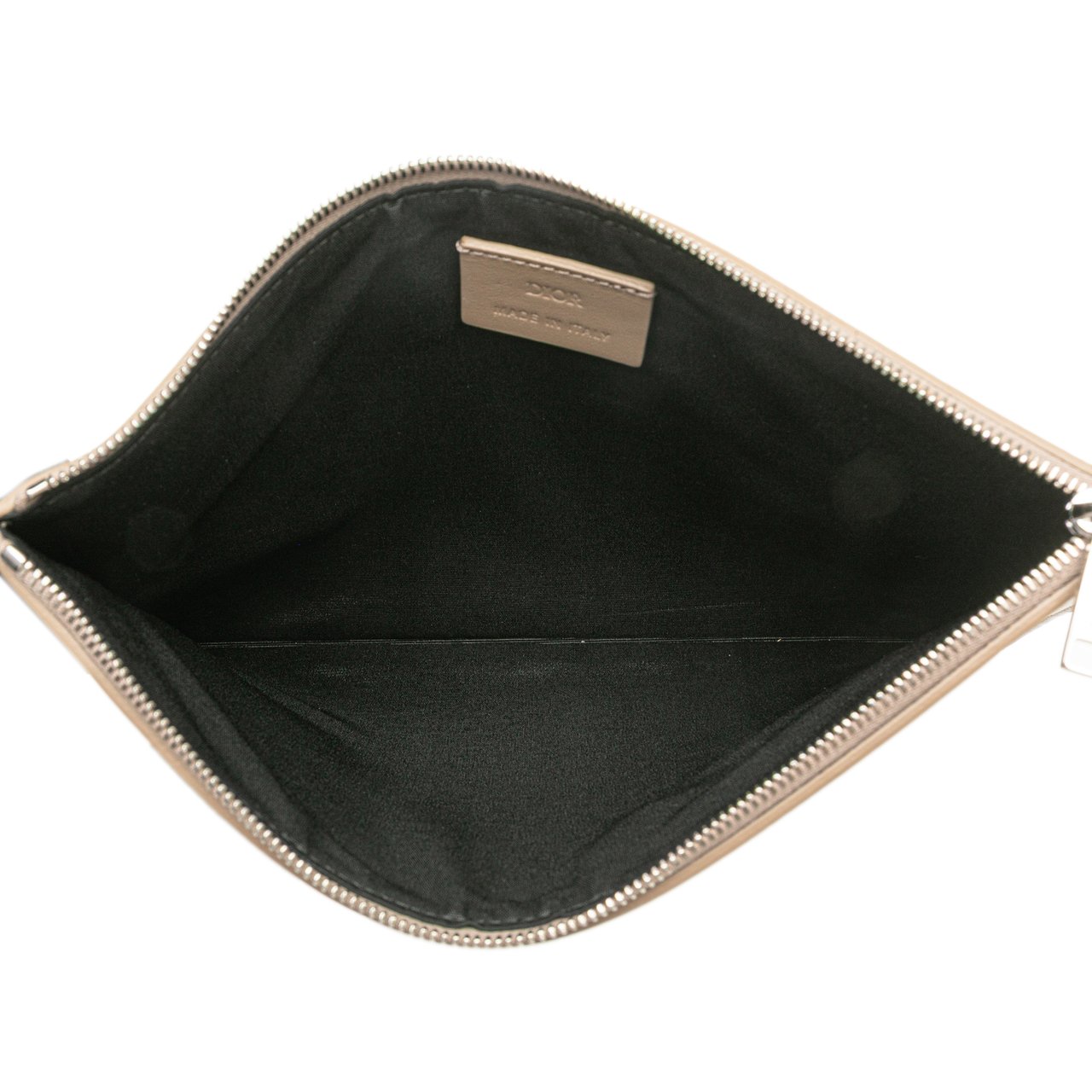 Dior Leather Homme Clutch Bruin
