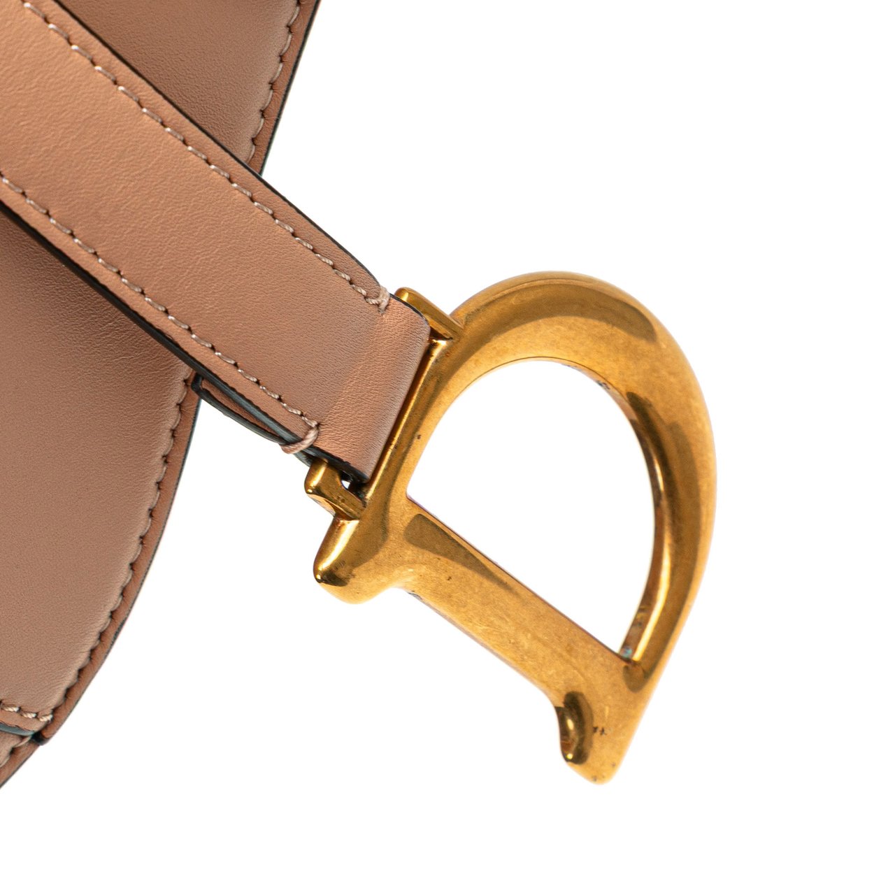 Dior Mini Calfskin Saddle Bag Roze