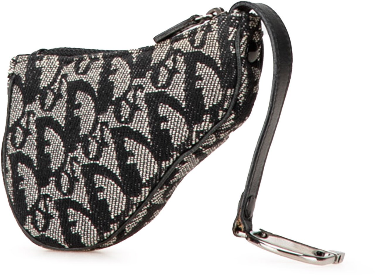 Dior Diorissimo Canvas Coin Pouch Blauw