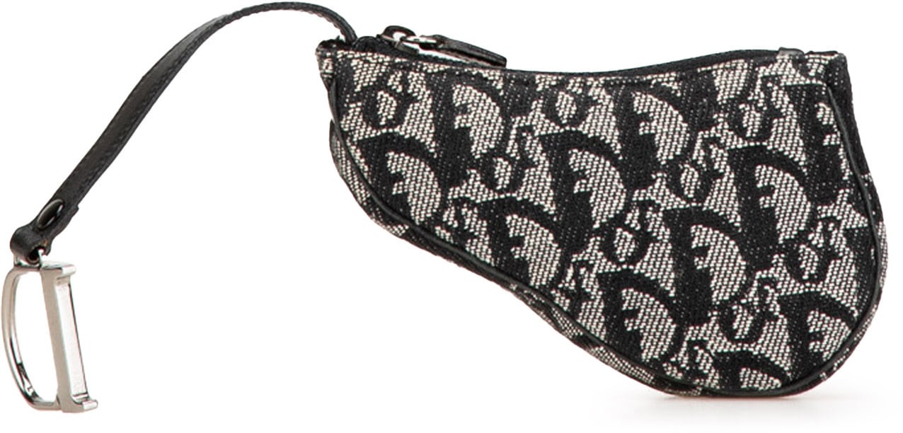 Dior Diorissimo Canvas Coin Pouch Blauw